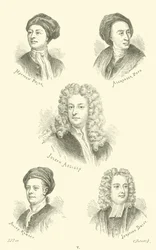 Matthew Prior, Alexander Pope, Joseph Addison, Allan Ramsay, Jonathan Swift