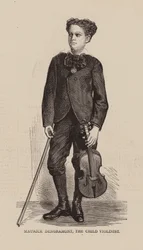 Maurice Dengremont, Het vioolkind (gravure)