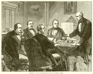 Bijeenkomst van de arbiters over de Alabama Claims