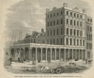 E Moses en Zonen nieuwe panden in Tottenham Court Road