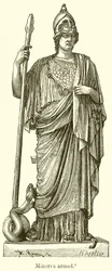 Minerva gewapend