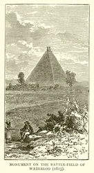 Monument op het slagveld van Waterloo (1815)