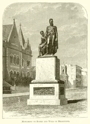 Monument voor Burke en Wills in Melbourne