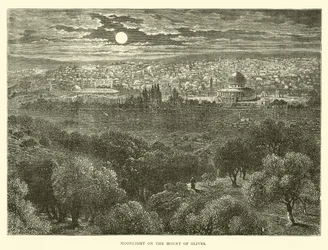 Maanlicht op de Olijfberg