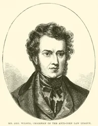 Mr. George Wilson, voorzitter van de Anti-Corn Law League