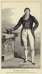 Mr John Jackson, 1798, naar een origineel schilderij in het bezit van Sir Henry Smythe, Baronet