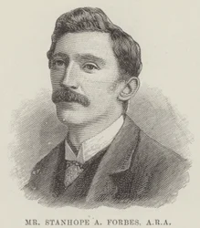 Mr Stanhope A Forbes, ARA (gravure)