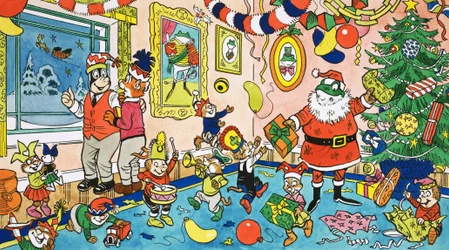 De Kerstpartij van Meneer Pad