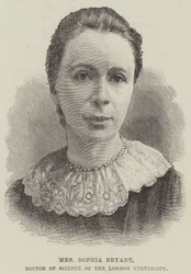 Mevrouw Sophia Bryant, Doctor in de Wetenschappen van de Universiteit van Londen
