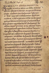 Ms. 197 f.1r Regel van St. Benedictus