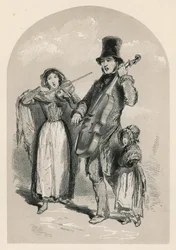 Muziek op straat, 1849