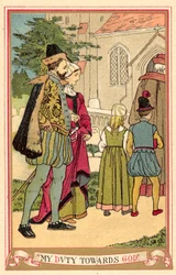 Mijn plicht tegenover God (kleurenlitho)