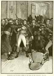 Napoleons Coup de Main: Scène in de Hal van de Ouden