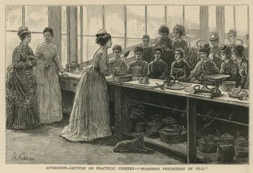 Nationale Kookschool in South Kensington: Middaglezing over praktische kookkunst