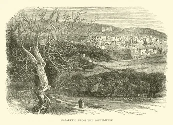 Nazareth, vanuit het zuidwesten