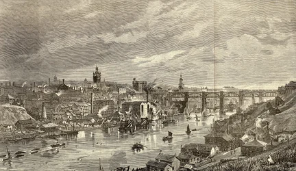 Newcastle upon Tyne in 1887