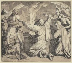 Noachs offer (gravure)