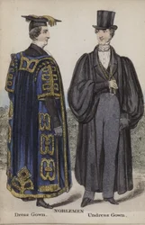 Edelmannen in Cambridge, Dress Gown, Undress Gown