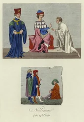 Edelmannen van de 14e eeuw
