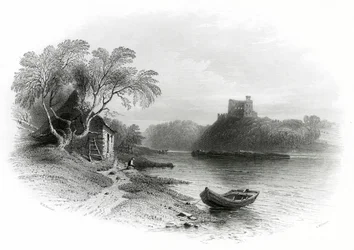 Normandisch kasteel (gravure)