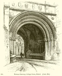 Normandische Poort, College Green, Bristol