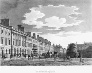 Noordzijde van Grosvenor Square, 1800