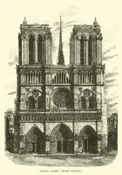 Notre Dame, westelijke gevel