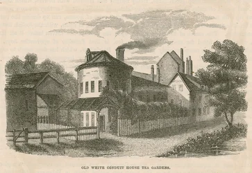 Oude White Conduit House theetuinen, Pentonville, Londen