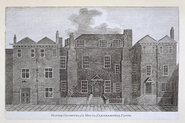 Huis van Oliver Cromwell, Clerkenwell Close, 19e eeuw