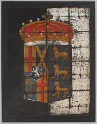 Begrafenisbanier van Oliver Cromwell, ca. 1658 (banier)