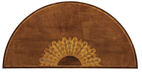 Een van een paar George III dubbele gateleg speeltafels, ca. 1780