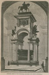 Origineel ontwerp van het Wellington Monument