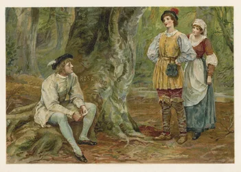 Orlando en Rosalind in Zoals U Het Wilt