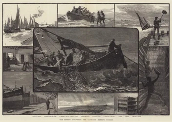 Onze visserij-industrieën, de Yarmouth Haringvisserij