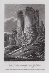 Deel van Knaresborough Castle, Yorkshire