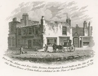 Deel van de Adam and Eve Koffiekamers, Hampstead Road