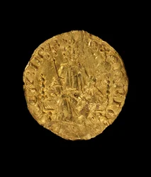 Penny van koning Hendrik III, 1257-58 (goud)