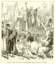 Petrus de Kluizenaar predikt de Eerste Kruistocht
