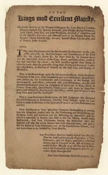 Petitie aan de Meest Uitstekende Majesteit van de Koning