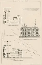 Plan van nieuwe scholen, Great Hunter Street Scholen, Old Kent Road