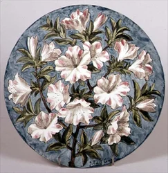 Bord met azalea
