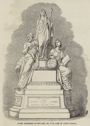 Bord aangeboden aan de Eerwaarde Dr Tait, voormalig van Rugby School