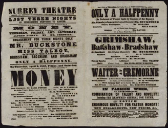 Affiche uitgegeven door Surrey Theatre