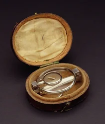 Zakvouwtelescoop in originele koffer