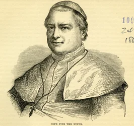 Paus Pius IX (gravure)
