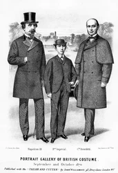 Portretgalerij van Britse Kostuums, uitgegeven met de Tailor and Cutter door John Williamson, 1870
