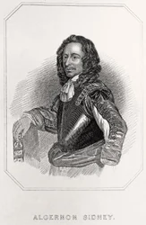 Portret van Algernon Sidney