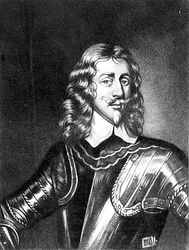 Portret van Arthur Capel, Lord Capel van Hadham (c.1610-48) gegraveerd door Richard Earlom (1743-1822) en Charles Turner (c.1773-1857)