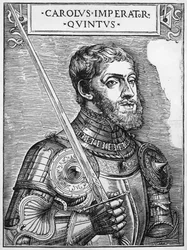 Portret van Karel V (1500-58), Heilige Roomse Keizer