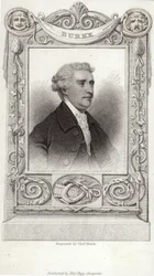 Portret van Edmund Burke